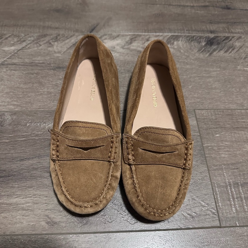 NEW Veronica Beard Jia Driving Loafer Hazelwood Suede 5 - Picture 4 of 8